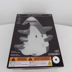 Ashland LED Infinity Light Ghost Shaped Halloween Decoration Indoor Only New